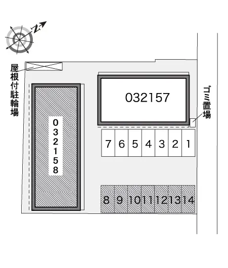★手数料０円★宇部市琴芝町　月極駐車場（LP）